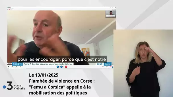 13.01.2025 Flambée de violence en Corse "Femu a Corsica" appelle à la mobilisation des politiques