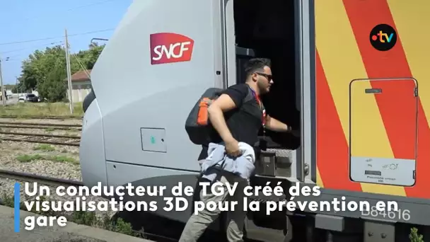 Un conducteur de TGV créé des visualisations 3D pour la prévention en gare