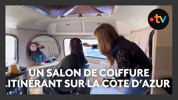 Un salon de coiffure itinérant sillonne les routes du 06 et du Var