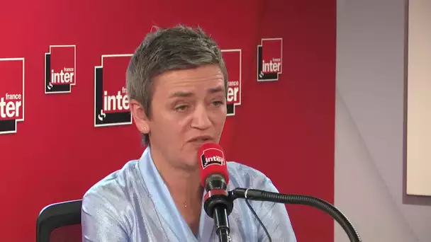 Margrethe Vestager répond aux questions d'Alexandra Bensaid