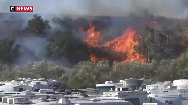 Incendies en Californie : le site où repose les époux Reagan menacé