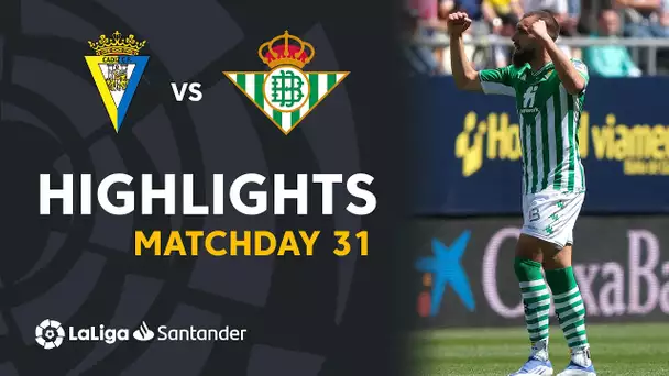 Resumen de Cádiz CF vs Real Betis (1-2)