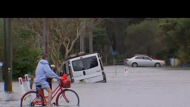 Inondations spectaculaires en Australie