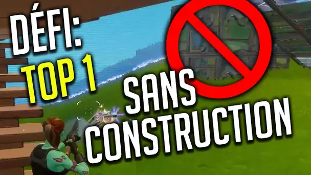 🥇DÉFI ► TOP1 SANS CONSTRUCTION, L&#039;ULTIME BRAIN ! Fortnite Battle Royale gameplay fr