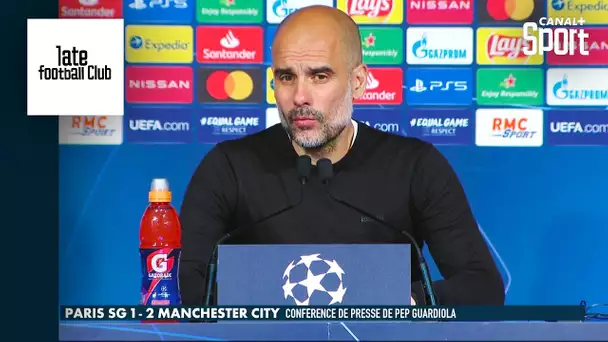 "On sait que tout peut arriver" - La conférence de Pep Guardiola après PSG / Manchester City