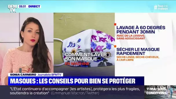 Comment être sûr de bien laver mon masque en tissu ? BFMTV répond à vos questions