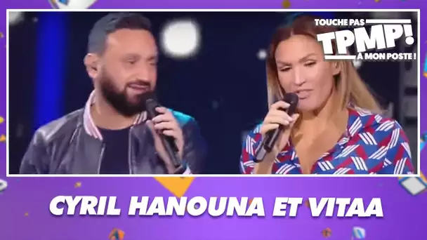 Cyril Hanouna chante avec Vitaa