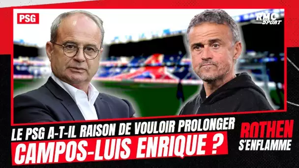 Le PSG a-t-il raison de vouloir prolonger le duo Campos - Luis Enrique ?