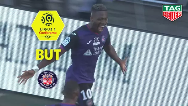 But Aaron LEYA ISEKA (24') / AS Saint-Etienne - Toulouse FC (2-2)  (ASSE-TFC)/ 2019-20