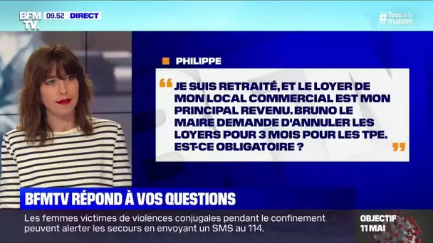 L'annulation des loyers pour 3 mois pour les TPE est-elle obligatoire? BFMTV vous répond