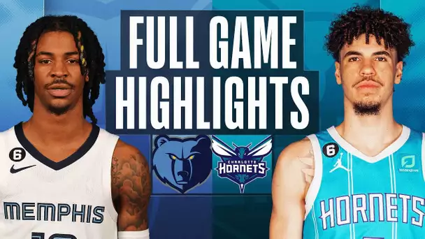 GRIZZLIES at HORNETS | FULL GAME HIGHLIGHTS | January 4, 2023