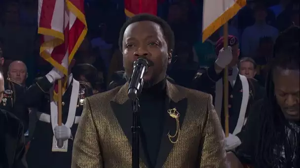 Anthony Hamilton Sings The United States National Anthem  | 2019 NBA All-Star