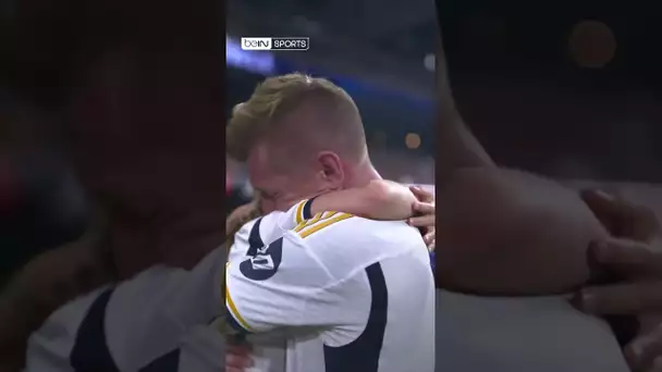 😭🤍 La fille de Toni Kroos en larmes pour le dernier match de son père au Bernabeu... #shorts