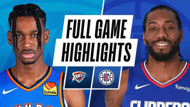 THUNDER at CLIPPERS | FULL GAME HIGHLIGHTS | January 22, 2021