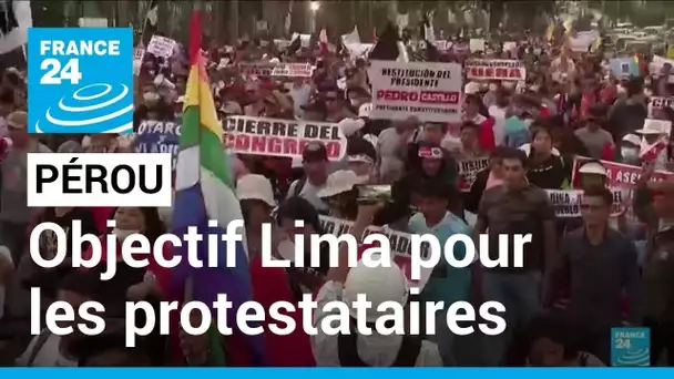 Pérou : objectif Lima pour les protestataires, malgré l'état d'urgence • FRANCE 24