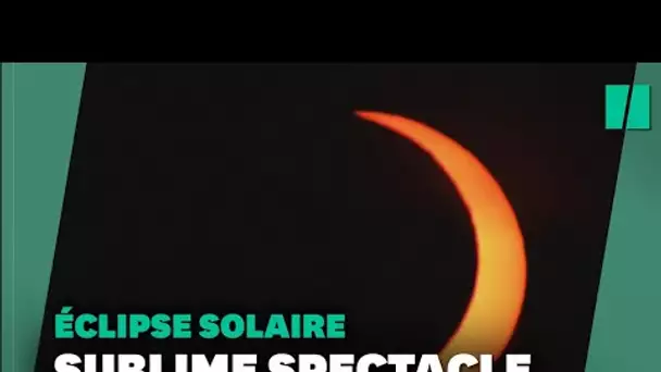 Vous n'avez pas pu voir l'éclipse solaire en France, voilà à quoi elle ressemblait