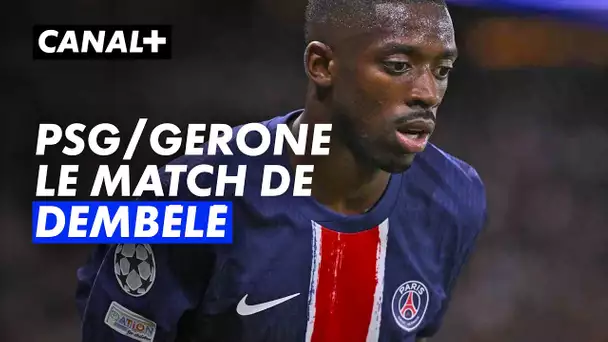 Le match d'Ousmane Dembélé - PSG / Gérone - Ligue des champions 2024/25 (J1)