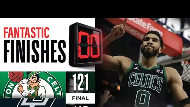 Final 2:14 WILD ENDING Celtics vs Spurs