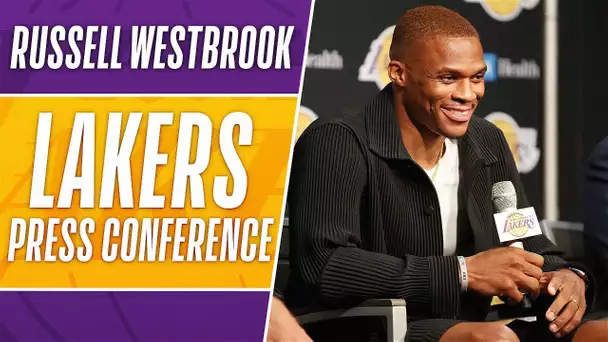 Russell Westbrook Lakers Intro Press Conference