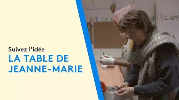 Initiative solidaire, la table de Marie Jeanne