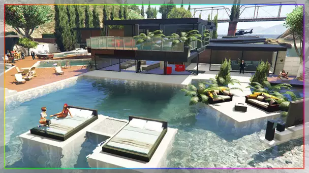 UNE MAGNIFIQUE VILLA DE LUXE SUR GTA 5 !!