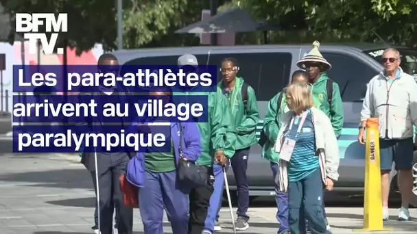 Jeux paralympiques: les premiers para-athlètes sont arrivés au village paralympique