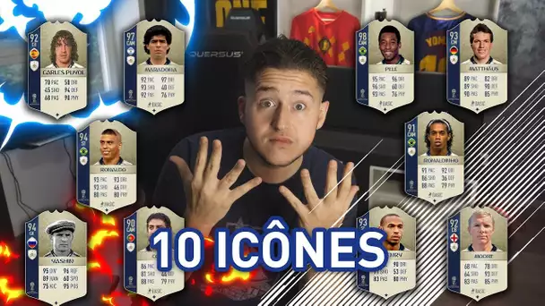 10 ICÔNES SUR FUT WORLD CUP !