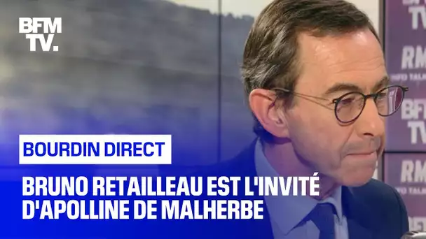 Bruno Retailleau face à Apolline de Malherbe en direct