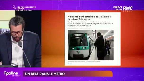 Un bébé est né dans le métro parisien