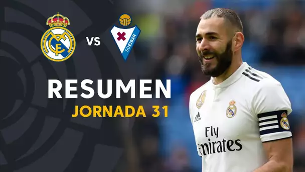 Resumen de Real Madrid vs SD Eibar (2-1)