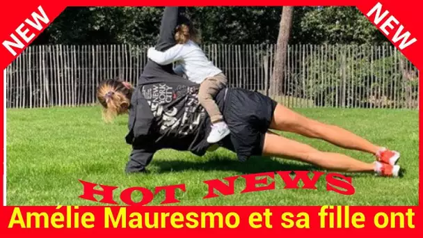 Amélie Mauresmo et sa fille ont une technique très particulière pour garder la forme…