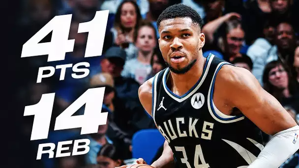 Giannis Antetokounmpo's 41-PT DOUBLE-DOUBLE vs Orlando! | January 10, 2025