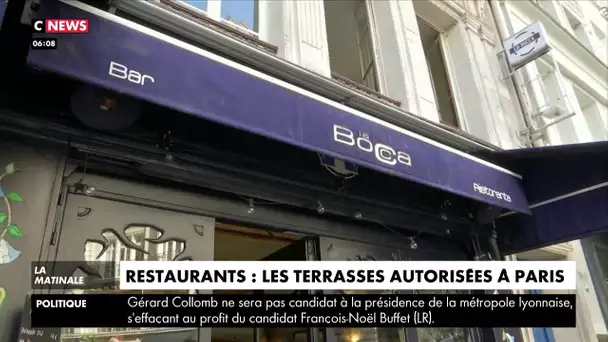 Restaurants : les terrasses autorisées à Paris