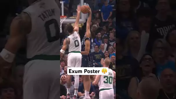 Dante Exum’s EMPHATIC POSTER in game 3! 🔥😤|#Shorts