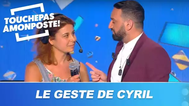 Une cadreuse de TPMP intervient en direct pour faire une demande à Cyril Hanouna