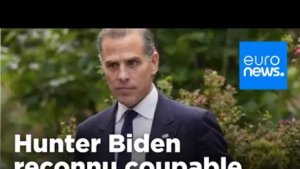 Hunter Biden, fils du président américain, reconnu coupable de détention illégale d'arme à feu