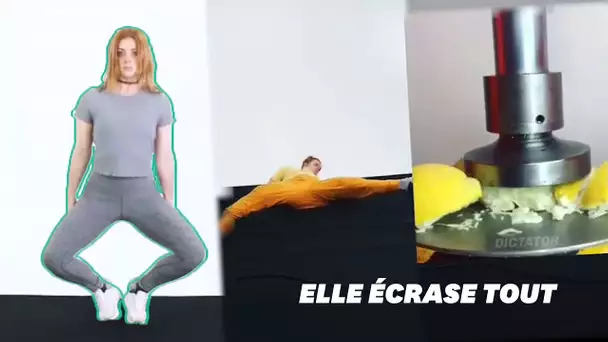 Sur TikTok cette danseuse écrase tout (littéralement)