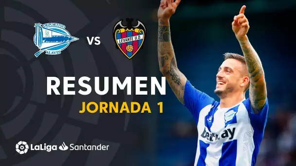 Resumen de Deportivo Alavés vs Levante UD (1-0)