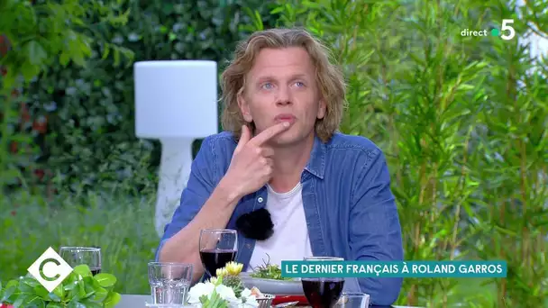 Alex Lutz, dernier français en lice à Roland Garros - C à Vous - 08/06/2021