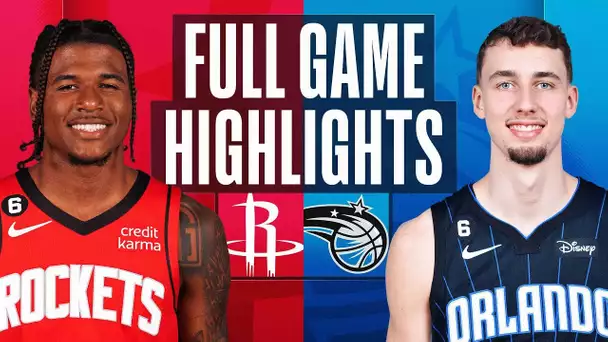 ROCKETS at MAGIC | NBA FULL GAME HIGHLIGHTS | November 7, 2022