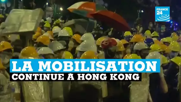 La mobilisation continue à Hong Kong