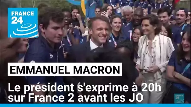 Macron invité sur France 2 : le président s'exprime avant les JO • FRANCE 24