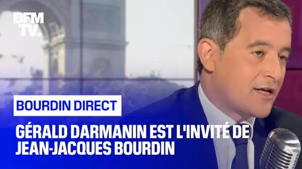 Gérald Darmanin face à Jean-Jacques Bourdin en direct