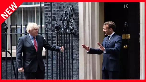 ✅  Emmanuel Macron : son salut (très) enthousiaste à Boris Johnson amuse