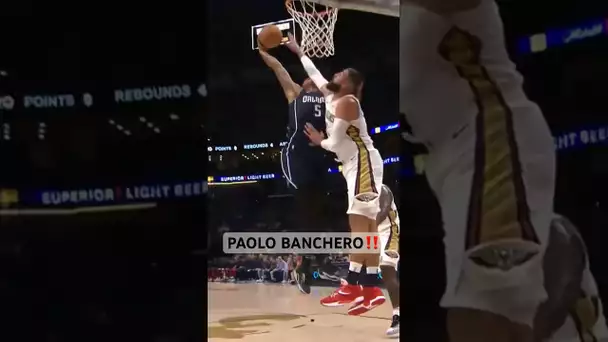 Paolo Banchero with AUTHORITY! 😤 Live on the NBA App | #Shorts