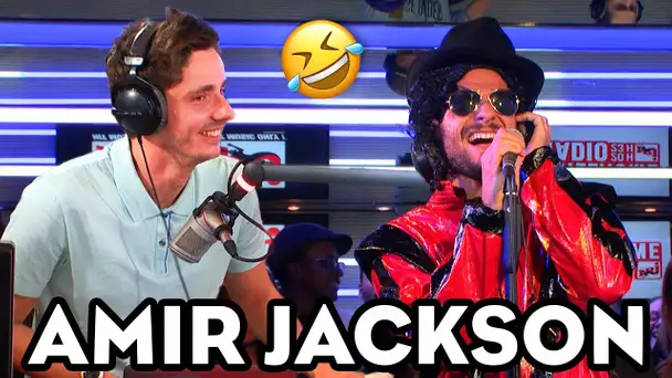 DÉGUISÉ , AMIR CHANTE MICHAEL JACKSON ! FOU RIRE !