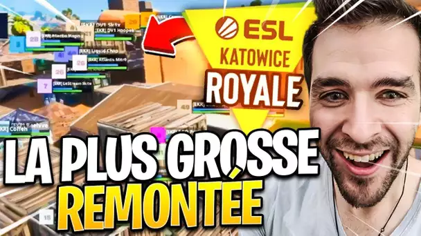 🔥La Plus Grosse Remontée du Tournoi DUO IEM KATOWICE : ! Fortnite Saison 8 Day1