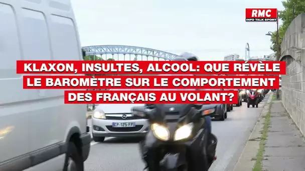 Klaxon, insultes, alcool: ce que révèle le baromètre sur le comportement des Français au volant