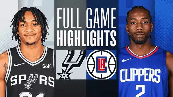 SPURS at CLIPPERS | FULL GAME HIGHLIGHTS | October 29, 2023