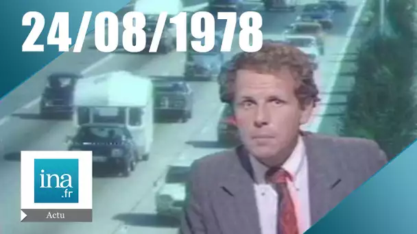 20h Antenne 2 du 24 août 1978 | Archive INA